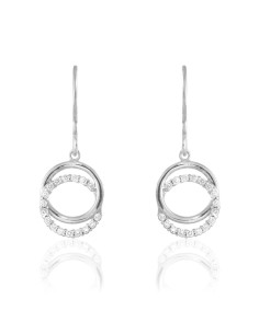 STROILI Orecchini Pendenti Silver Shine Argento Rodiato Cubic Zirconia 1680523