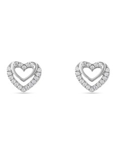 STROILI Orecchini Lobo Silver Moments Argento Rodiato Cubic Zirconia 1669890