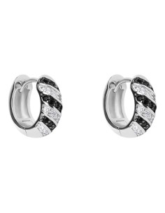 STROILI Orecchini A Cerchio Silver Shine Argento Rodiato Cubic Zirconia 1691550