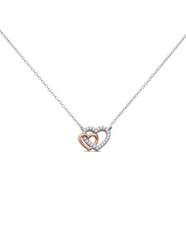 STROILI Collana Silver Moments Argento Bicolore Bianco / Rosa Cubic Zirconia 1664269