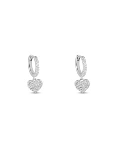 STROILI Orecchini A Cerchio Silver Moments Argento Rodiato Cubic Zirconia 1667431