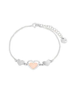 STROILI Bracciale Silver Collection Argento Bicolore Bianco / Rosa 1668438