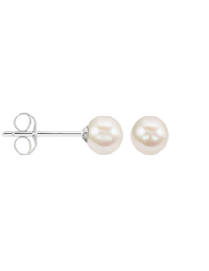 STROILI Orecchini Lobo Silver Pearls Argento Rodiato Perla sintentica 1692999