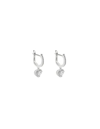 STROILI Orecchini Lobo Silver Elegance Argento Rodiato Cubic Zirconia 1665007