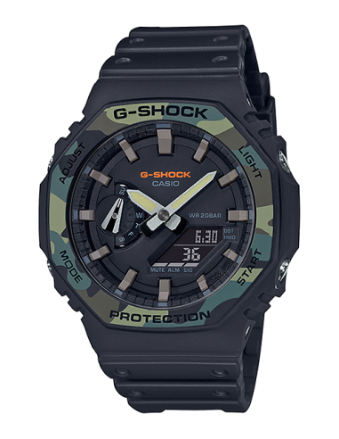 Orologio CASIO G-SHOCK GA-2100SU-1AER Black Camo in Offerta a 109,00 €