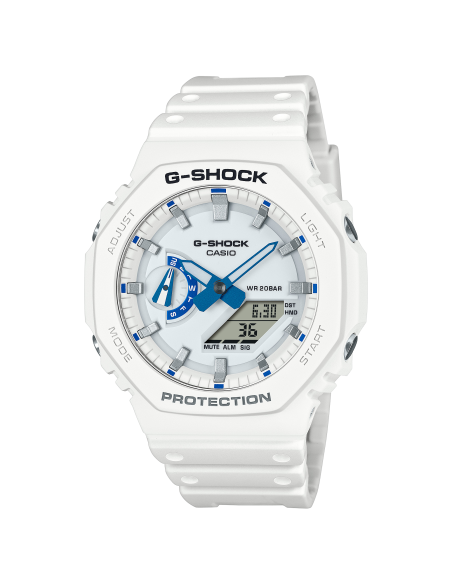 Orologio CASIO G-SHOCK GA-2100HDS-7AER White Blue only 87,20 € on O...
