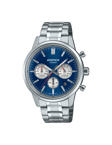Orologio CASIO EDIFICE Vetro Sferico EFR-575D-2AEF Silver Blue only...