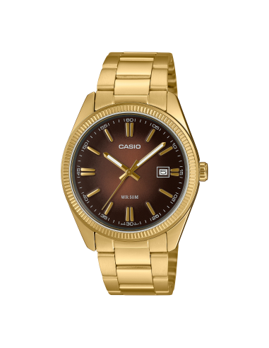 Orologio CASIO MTP-1302PGC-5AVEF Gold Brown only 89,90 € on OroFash...