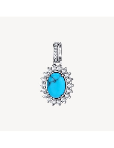 Charm Kate BROSWAY FANCY in argento 925 turchese e cristalli FCL121...