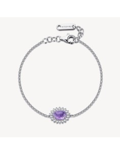 Bracciale BROSWAY FANCY in argento 925 ametista e cristalli FMP128 ...