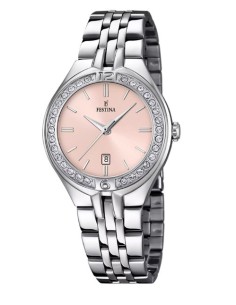 Orologio FESTINA Mademoiselle F16867/6 Rosa con cinturino in acciai...