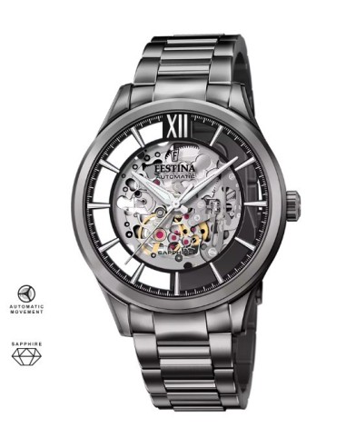 Orologio FESTINA Automatic F20632/1 Black con cinturino in acciaio ...