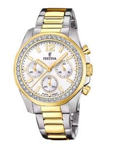 Orologio FESTINA Boyfriend F20607/1 Madreperla con cinturino in acc...