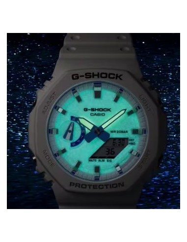 Orologio CASIO G-SHOCK GA-2100HDS-7AER White Blue only 87,20 € on O...