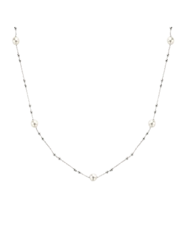 STROILI Collana Silver Pearls Argento Rodiato Perla sintentica 1615975