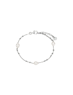 STROILI Bracciale Silver Pearls Argento Rodiato Perla sintentica 1615972