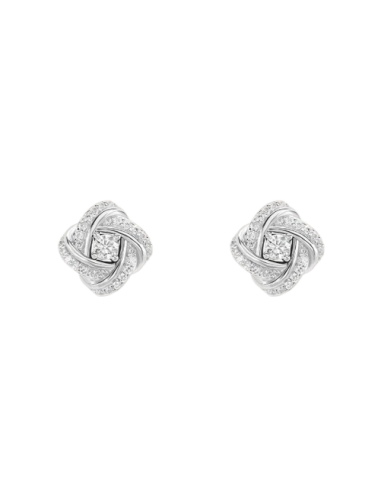 STROILI Orecchini Lobo Silver Elegance Argento Rodiato Cubic Zirconia 1678877