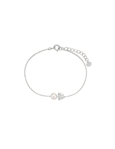 STROILI Bracciale Silver Pearls Argento Rodiato Perla sintetica Cubic Zirconia 1691452