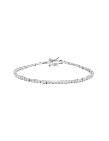 STROILI Bracciale Tennis Silver Elegance Argento Rodiato Cubic Zirconia 1621133