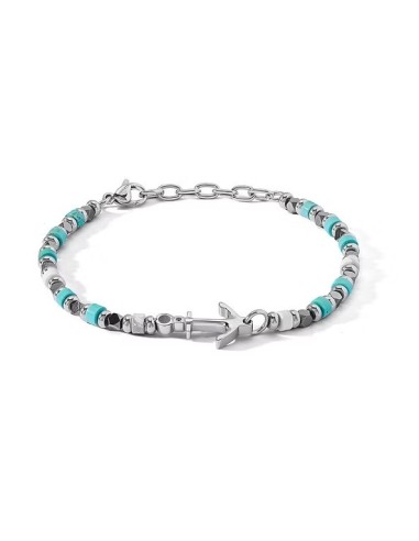 Bracciale COMETE GIOIELLI Uomo UBR 1262 in acciaio con ancora turch...