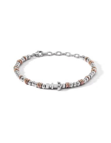 Acquista Bracciale COMETE GIOIELLI Uomo UBR 1268 in acciaio con anc...
