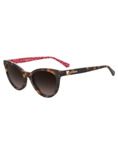 Occhiali da sole MOSCHINO LOVE MOL079/S 2VM HA 52 Havana Pattern Pr...