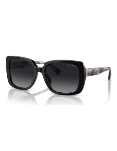 Occhiali da sole RALPH LAUREN RA5298U 5001T3 Shiny Black Grey Gradi...