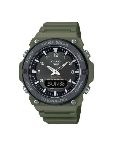 Orologio CASIO AQ-S820W-3BVEF Black Green in Offerta a 48,00 €
