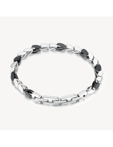 Bracciale Uomo BROSWAY Riptide in acciaio 316L e finitura pvd color...