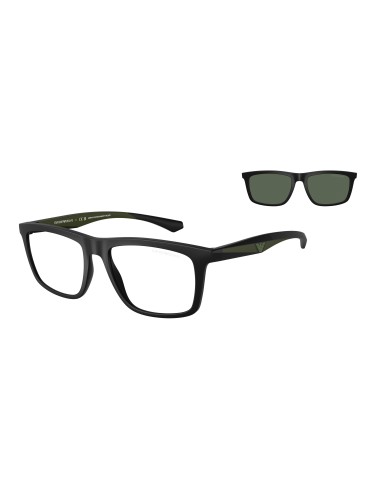Occhiali da vista EMPORIO ARMANI EA4235 50011W 55 Matte Black + 1 C...