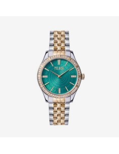 Orologio ALVIERO MARTINI Cannes 1691004 Silver/Gold Green in Offert...