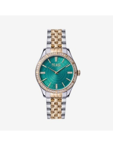 Orologio ALVIERO MARTINI Cannes 1691004 Silver/Gold Green in Offert...