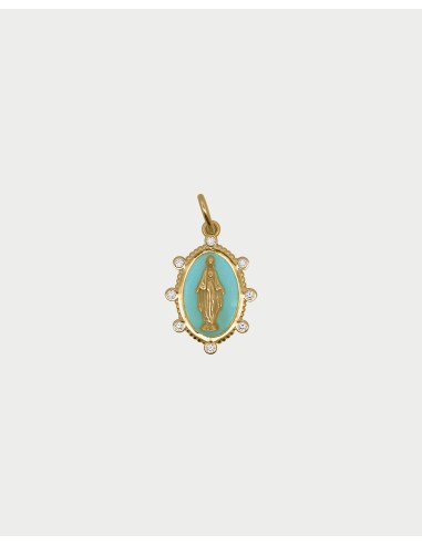 Charm Madonna Sky RUE DES MILLE Charmbar in argento 925 dorato CB-C...