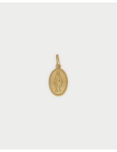 Charm Madonna Gold RUE DES MILLE Charmbar in argento 925 dorato CB-...