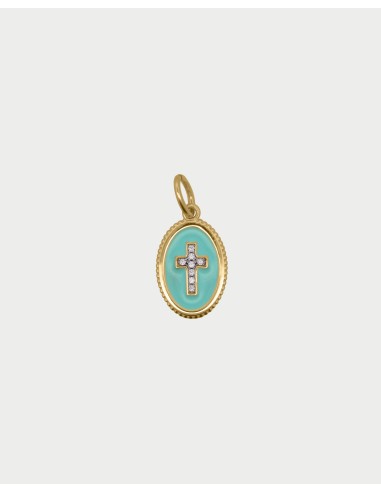 Charm Cross Sky RUE DES MILLE Charmbar in argento 925 dorato CB-CN ...
