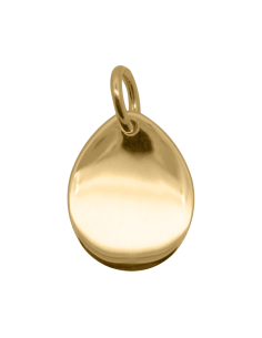 Charm Medaglia Drop RUE DES MILLE Charmbar in argento 925 dorato CB...