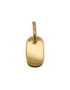 Charm Medaglia Edge XS RUE DES MILLE Charmbar in argento 925 dorato...