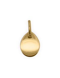 Charm Medaglia Drop XS RUE DES MILLE Charmbar in argento 925 dorato...