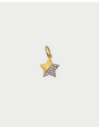Charm Stella RUE DES MILLE Charmbar in argento 925 dorato e cristal...