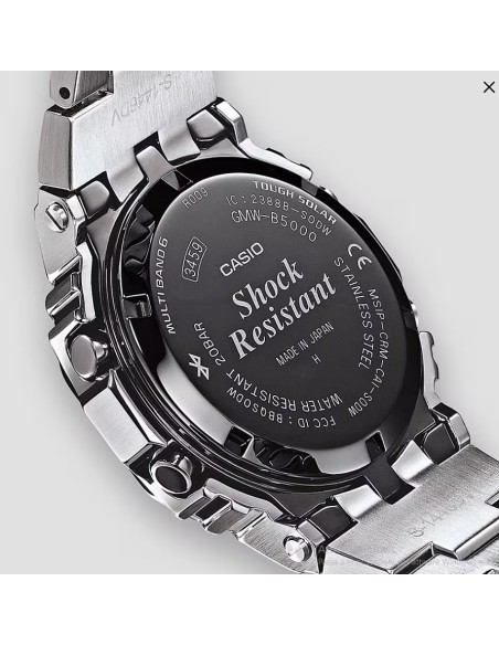 Orologio CASIO G-SHOCK Made in Japan GMW-B5000D-1CER Silver Red in ...