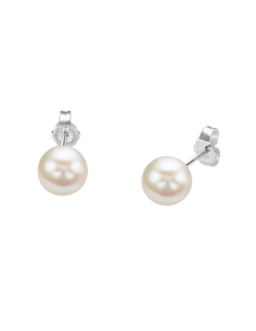 STROILI Orecchini Lobo Silver Pearls Argento Rodiato Perla sintentica 1693002