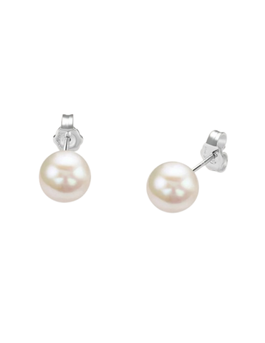 STROILI Orecchini Lobo Silver Pearls Argento Rodiato Perla sintentica 1693002