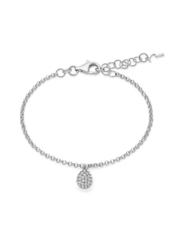 Acquista Bracciale MILUNA Giochi di Luce in argento 925 con pendent...