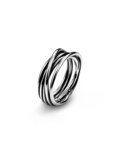 Anello GIOVANNI RASPINI Montecarlo piccolo in argento 925 09428/18 Misura 18