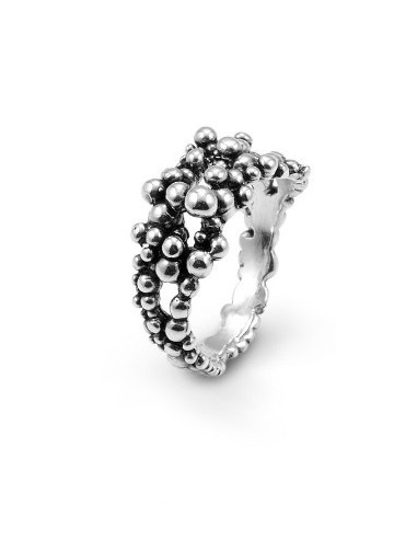 Anello GIOVANNI RASPINI Perlage piccolo in Argento 925 09533/16  a ...