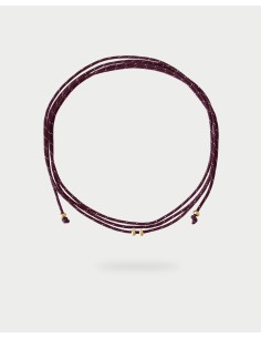 Girocollo No Closure base RUE DES MILLE Charmbar in cordoncino colo...