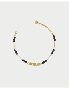 Bracciale RUE DES MILLE Gipsy Chic catena zirconi Milky e Medaglie ...