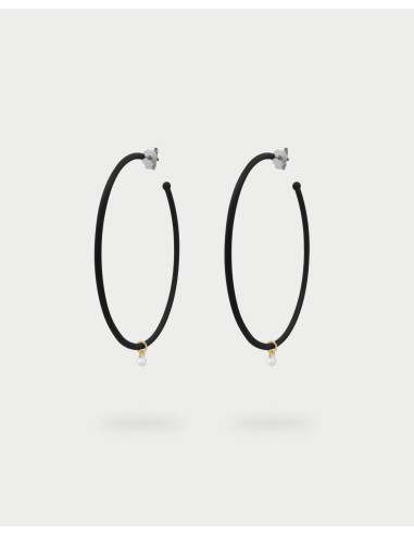 Orecchini Hoops big RUE DES MILLE Gipsy Chic in argento 925 vernici...