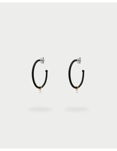 Orecchini Hoops medium RUE DES MILLE Gipsy Chic in argento 925 vern...