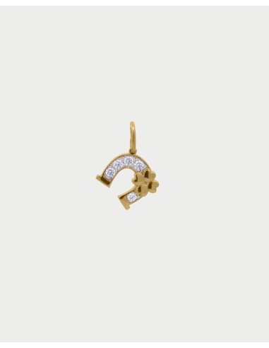 Charm Ferro di Cavallo RUE DES MILLE Charmbar in argento 925 dorato...